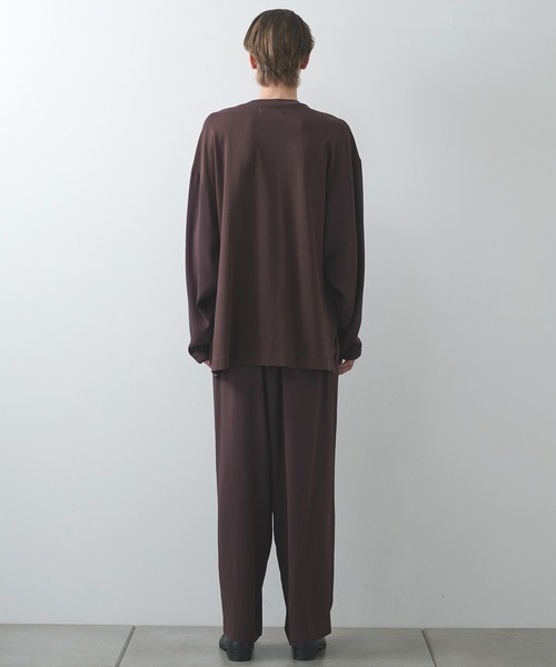 UJOH（ウジョー）の「【UJOH HOMME/ウジョー】Wide 2 Tuck PNT（スラックス・メンズ・ブラック/ブラウン・4/5）」の17枚目の写真