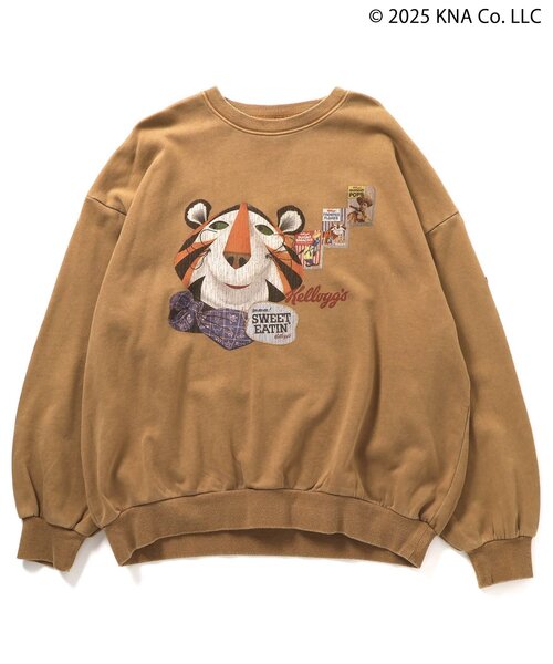 F.O.KIDS(エフオーキッズ)の「ケロッグ ガーメントダイトレーナー(オトナ)(スウェット・レディース・ターコイズブルー/レッド/キャメル/チャコール・LARGE/MEDIUM)」の20枚目の写真