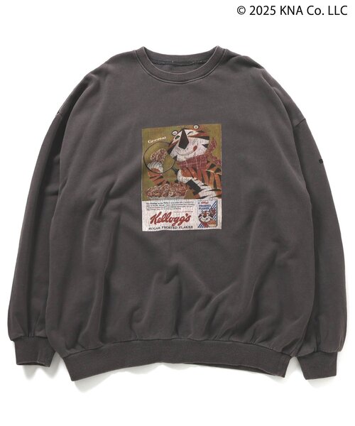 F.O.KIDS(エフオーキッズ)の「ケロッグ ガーメントダイトレーナー(オトナ)(スウェット・レディース・ターコイズブルー/レッド/キャメル/チャコール・LARGE/MEDIUM)」の14枚目の写真