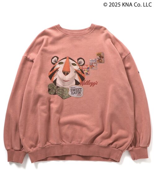 F.O.KIDS(エフオーキッズ)の「ケロッグ ガーメントダイトレーナー(オトナ)(スウェット・レディース・ターコイズブルー/レッド/キャメル/チャコール・LARGE/MEDIUM)」の22枚目の写真