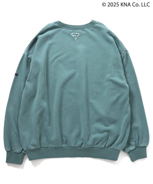 F.O.KIDS(エフオーキッズ)の「ケロッグ ガーメントダイトレーナー(オトナ)(スウェット・レディース・ターコイズブルー/レッド/キャメル/チャコール・LARGE/MEDIUM)」の13枚目の写真