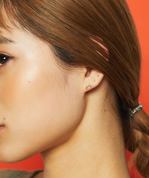 BAQLESS＞Honesty Arc Palette ピアス（ピアス（両耳用））｜BAQLESS