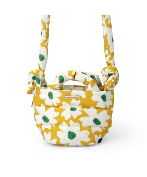 ROOTOTE(ルートート)の「ルートート / 限定 ミニショルダーバッグ 2way ポシェット 軽量 ダウン 花柄 斜め掛け FE.べビールー.フラワーRTG-A(ショルダーバッグ・レディース・グリーン/イエロー・FREE)」の4枚目の写真