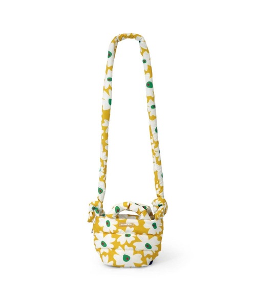 ROOTOTE(ルートート)の「ルートート / 限定 ミニショルダーバッグ 2way ポシェット 軽量 ダウン 花柄 斜め掛け FE.べビールー.フラワーRTG-A(ショルダーバッグ・レディース・グリーン/イエロー・FREE)」の3枚目の写真