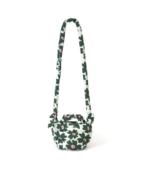 ROOTOTE(ルートート)の「ルートート / 限定 ミニショルダーバッグ 2way ポシェット 軽量 ダウン 花柄 斜め掛け FE.べビールー.フラワーRTG-A(ショルダーバッグ・レディース・グリーン/イエロー・FREE)」の5枚目の写真
