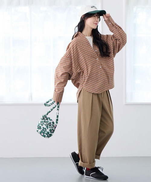 ROOTOTE(ルートート)の「ルートート / 限定 ミニショルダーバッグ 2way ポシェット 軽量 ダウン 花柄 斜め掛け FE.べビールー.フラワーRTG-A(ショルダーバッグ・レディース・グリーン/イエロー・FREE)」の18枚目の写真