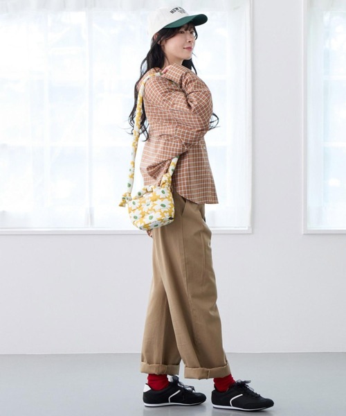 ROOTOTE(ルートート)の「ルートート / 限定 ミニショルダーバッグ 2way ポシェット 軽量 ダウン 花柄 斜め掛け FE.べビールー.フラワーRTG-A(ショルダーバッグ・レディース・グリーン/イエロー・FREE)」の20枚目の写真