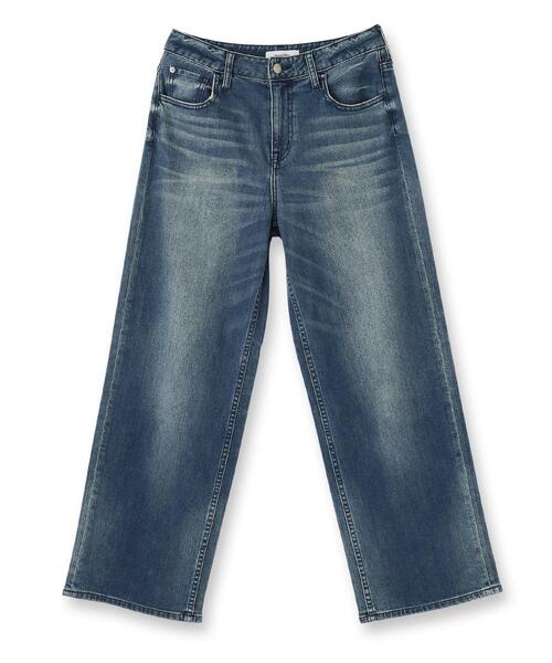 UNTITLED（アンタイトル）の「【 Healthy DENIM 】別注 Pink Pepper ワイドストレートデニム（デニムパンツ・レディース・ブルー系その他・01/00/03/02）」の2枚目の写真
