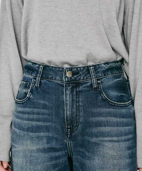 UNTITLED（アンタイトル）の「【 Healthy DENIM 】別注 Pink Pepper ワイドストレートデニム（デニムパンツ・レディース・ブルー系その他・01/00/03/02）」の10枚目の写真