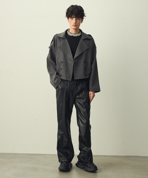 Shoowtime(ショウタイム)の「Jeweled neck mock neck top / ネックビジューモックネックカットソー(Tシャツ/カットソー・メンズ・ブラック・LARGE/MEDIUM/X-LARGE)」の15枚目の写真