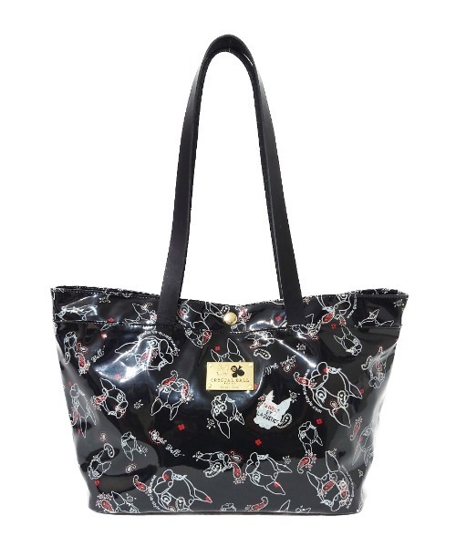 CRYSTAL BALL(クリスタルボール)の「Retrouvailles(トートバッグ・レディース・ブラック×レッド/マルチ/ホワイト系その他/ブラック×ホワイト/インディゴブルー/ネイビー/ブラック系その他/ホワイト×ブルー/ブラック×グリーン・FREE)」の5枚目の写真