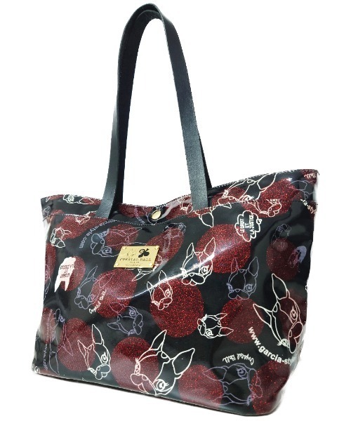 CRYSTAL BALL(クリスタルボール)の「Retrouvailles(トートバッグ・レディース・ブラック×レッド/マルチ/ホワイト系その他/ブラック×ホワイト/インディゴブルー/ネイビー/ブラック系その他/ホワイト×ブルー/ブラック×グリーン・FREE)」の11枚目の写真