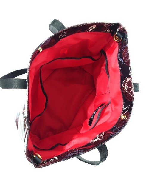 CRYSTAL BALL(クリスタルボール)の「Retrouvailles(トートバッグ・レディース・ブラック×レッド/マルチ/ホワイト系その他/ブラック×ホワイト/インディゴブルー/ネイビー/ブラック系その他/ホワイト×ブルー/ブラック×グリーン・FREE)」の15枚目の写真