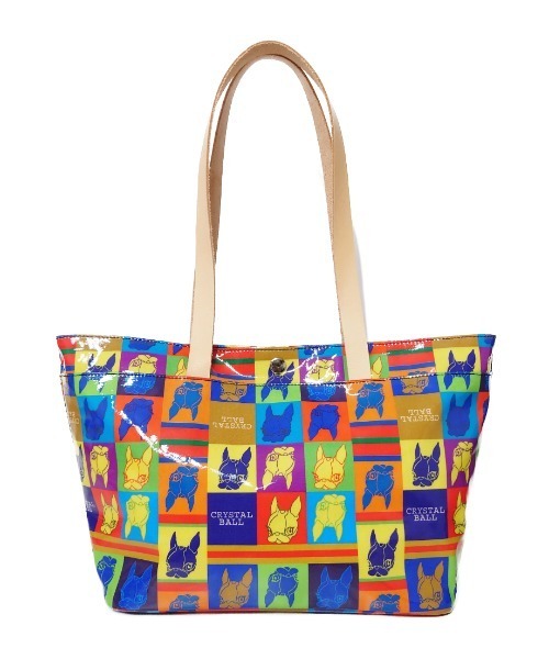 CRYSTAL BALL(クリスタルボール)の「Retrouvailles(トートバッグ・レディース・ブラック×レッド/マルチ/ホワイト系その他/ブラック×ホワイト/インディゴブルー/ネイビー/ブラック系その他/ホワイト×ブルー/ブラック×グリーン・FREE)」の22枚目の写真