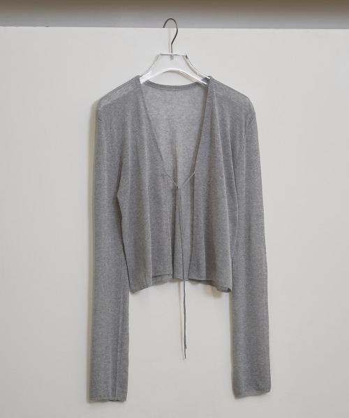 TODAYFUL(トゥデイフル)の「Compact Sheer Knitcardigan(カーディガン/ボレロ・レディース・ブラック/ホワイト/グレー・FREE)」の13枚目の写真