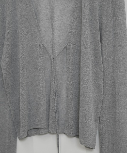 TODAYFUL(トゥデイフル)の「Compact Sheer Knitcardigan(カーディガン/ボレロ・レディース・ブラック/ホワイト/グレー・FREE)」の14枚目の写真