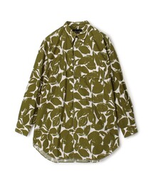 HAVERSACK | HAVERSACK ATTIRE コットン総柄 ロングスリーブシャツ(シャツ/ブラウス)