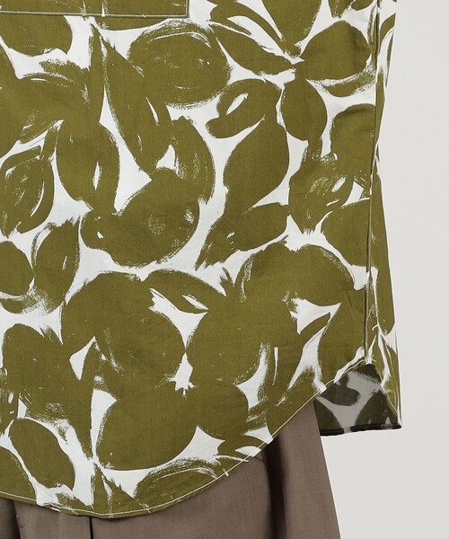 HAVERSACK（ハバーザック）の「HAVERSACK ATTIRE コットン総柄 ロングスリーブシャツ（シャツ/ブラウス・メンズ・グリーン系その他・M/L）」の9枚目の写真