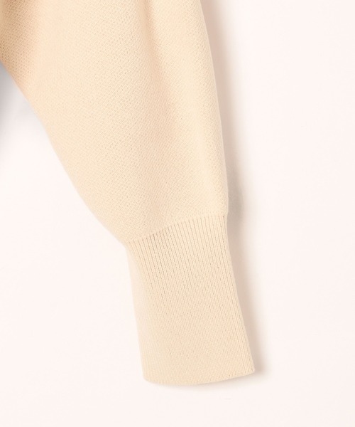 BAYFLOW（ベイフロー）の「[ヒップまでカバーする]オーバーサイズVネックニット（ニット/セーター・レディース・マスタード/ボルドー/オフホワイト/ブルー/ブラック/ブルーグリーン/ピンク/ライトブルー・FREE）」の12枚目の写真