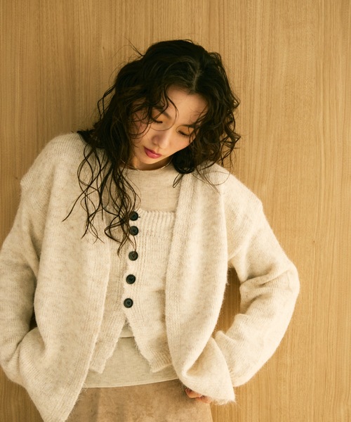 美品✨アンミヌ24awパールニットカーディガンUNMINOUボリュームスリーブ 2025年最新】アンミヌ unminou カーディガンの人気アイテム - メルカリ