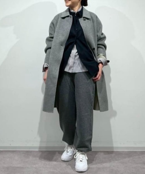 ◇リバーシブルステンカラーリバーコート（ステンカラーコート