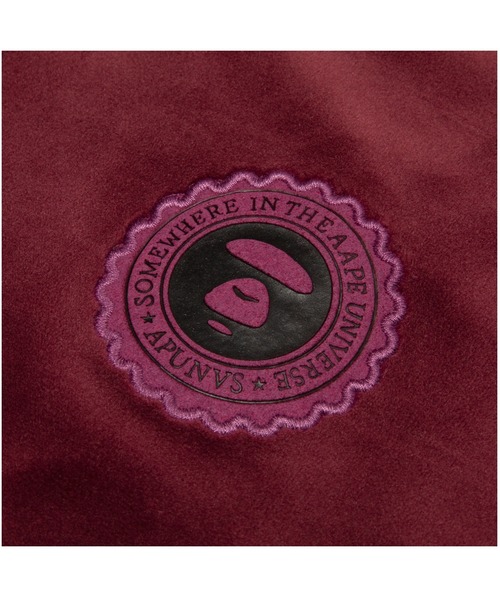 AAPE BY A BATHING APE(エーエイプバイアベイシングエイプ)の「AAPE MAIN ZIP UP HOODIE(パーカー・レディース・バーガンディー/ブラック・SMALL/X-SMALL/XX-SMALL)」の8枚目の写真