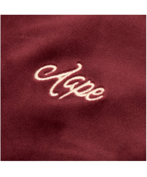 AAPE BY A BATHING APE(エーエイプバイアベイシングエイプ)の「AAPE MAIN ZIP UP HOODIE(パーカー・レディース・バーガンディー/ブラック・SMALL/X-SMALL/XX-SMALL)」の9枚目の写真