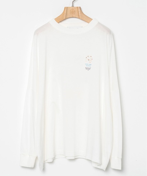 bedsidedrama（ベットサイドドラマ）の「OMNIDANCE Wide L/S Tee（Tシャツ/カットソー・レディース・ホワイト/ブラック・1/2）」の10枚目の写真