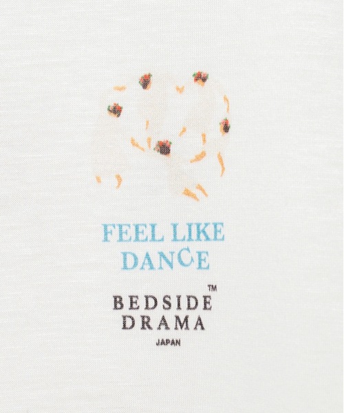 bedsidedrama（ベットサイドドラマ）の「OMNIDANCE Wide L/S Tee（Tシャツ/カットソー・レディース・ホワイト/ブラック・1/2）」の11枚目の写真