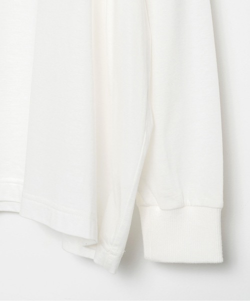 bedsidedrama（ベットサイドドラマ）の「OMNIDANCE Wide L/S Tee（Tシャツ/カットソー・レディース・ホワイト/ブラック・1/2）」の12枚目の写真