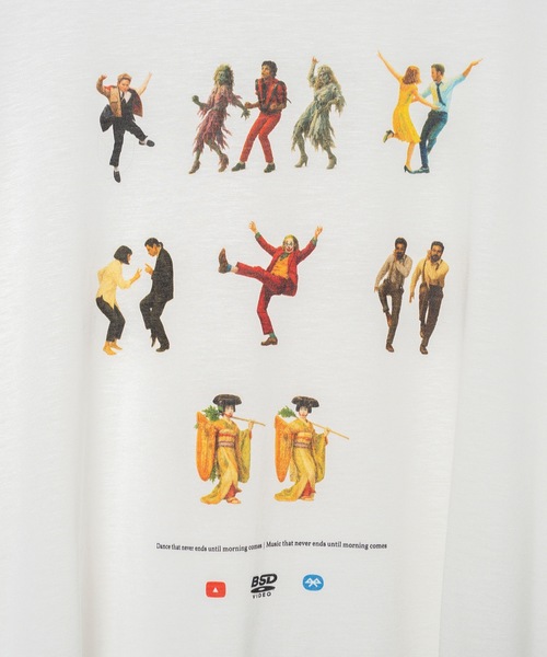 bedsidedrama（ベットサイドドラマ）の「OMNIDANCE Wide L/S Tee（Tシャツ/カットソー・レディース・ホワイト/ブラック・1/2）」の14枚目の写真