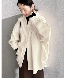 reca | コーデュロイ裏起毛フリースシャツ(その他アウター)