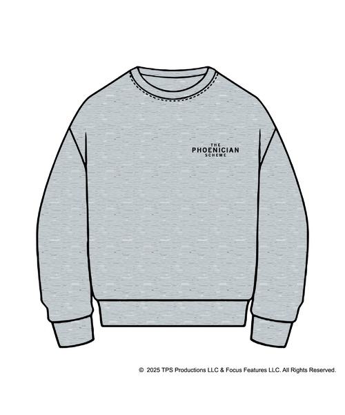 ZOZOVILLA(ゾゾヴィラ)の「TPS LOGO CREW SWEAT(スウェット・メンズ・ネイビー/ブラック/グレー・SMALL/MEDIUM/LARGE/X-LARGE)」の2枚目の写真