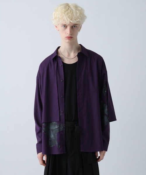 SET UP対応】SHINOBIフラシシャツ(HARE)（シャツ/ブラウス）｜HARE