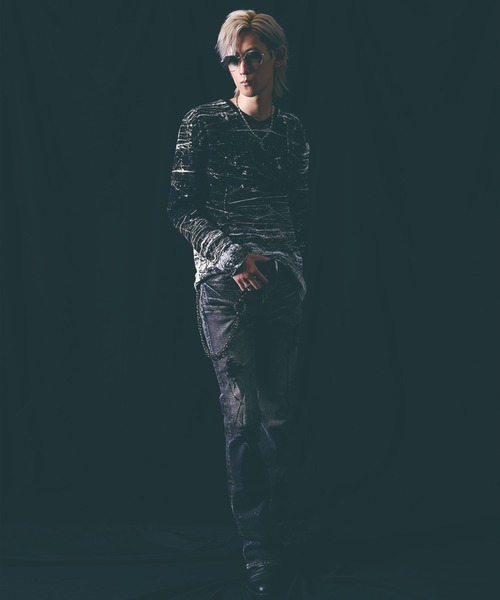 FUGA(フーガ)の「『FUGA/フーガ』全面プリントロングスリーブカットソー(Tシャツ/カットソー・メンズ・ブラック/ホワイト・M/L)」の21枚目の写真