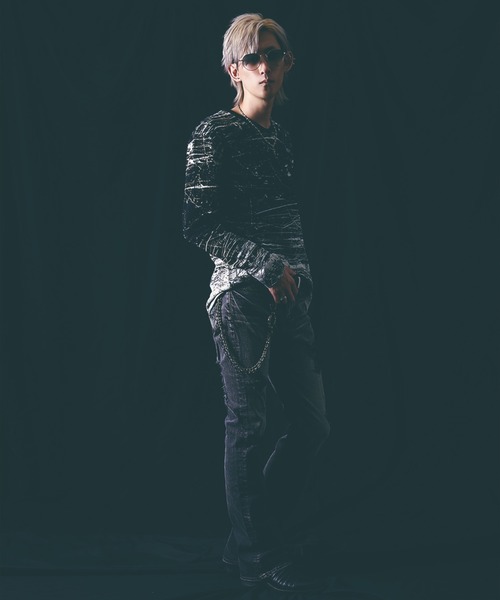 FUGA(フーガ)の「『FUGA/フーガ』全面プリントロングスリーブカットソー(Tシャツ/カットソー・メンズ・ブラック/ホワイト・M/L)」の22枚目の写真