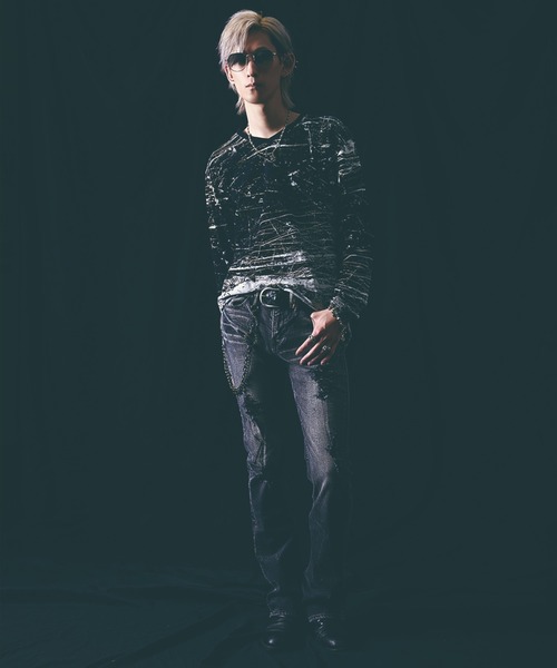 FUGA(フーガ)の「『FUGA/フーガ』全面プリントロングスリーブカットソー(Tシャツ/カットソー・メンズ・ブラック/ホワイト・M/L)」の20枚目の写真