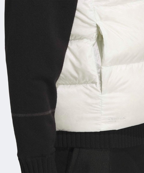 adidas（アディダス）の「パーテックス カンタム フルジップ ダウンベスト【adidas Golf/アディダスゴルフ】（ダウンベスト・レディース・ブラック/オフホワイト・LARGE/MEDIUM/SMALL/X-LARGE）」の5枚目の写真
