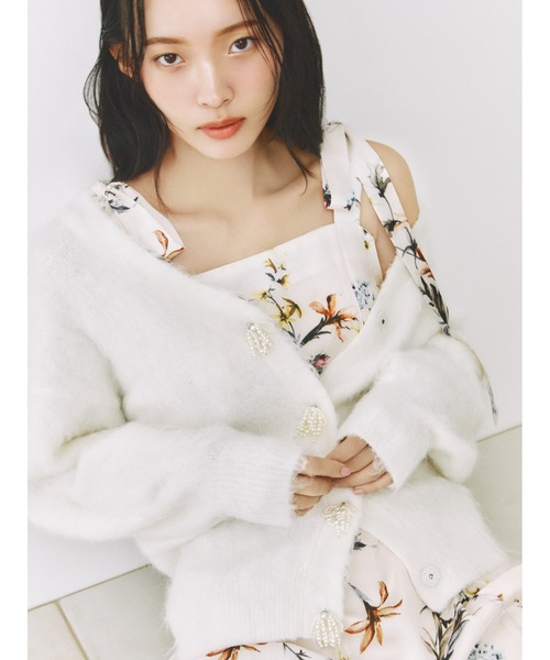 リボンディテールフローラルワンピース（ワンピース）｜FRAY I.D