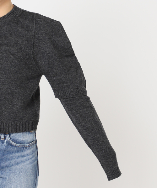 JANE SMITH / JOHN SMITH（ジェーンスミスジョンスミス）の「【JANE SMITH】7G BIG SHOULDER CREW CARDIGAN：カーディガン（カーディガン/ボレロ・レディース・アイボリー/ブラック系その他・38）」の20枚目の写真