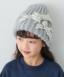 CIAOPANIC TYPY | 【KIDS】リボンニット帽(ニットキャップ/ビーニー)