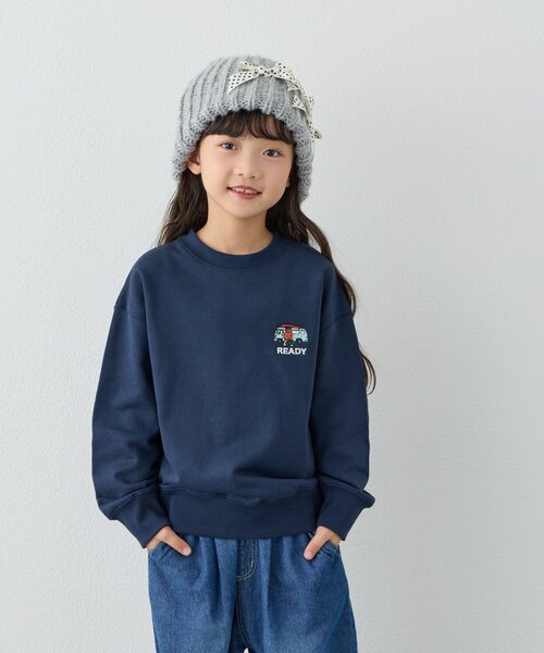CIAOPANIC TYPY(チャオパニックティピー)の「【KIDS】リボンニット帽(ニットキャップ/ビーニー・キッズ・グレー/ブラック・ONE SIZE)」の9枚目の写真