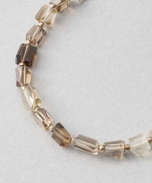 スライドブレス] スモーキークォーツ（ブレスレット）｜Jouete