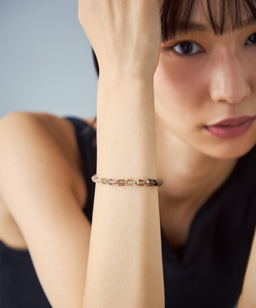 スライドブレス] スモーキークォーツ（ブレスレット）｜Jouete