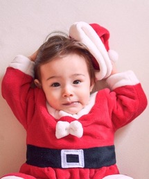 Grattis（グラッティス）の「(KE)女の子 イベント用 サンタ ベビー 赤ちゃん クリスマス 服 衣装 ベビー服 コスプレ ワンピース（ワンピース）」