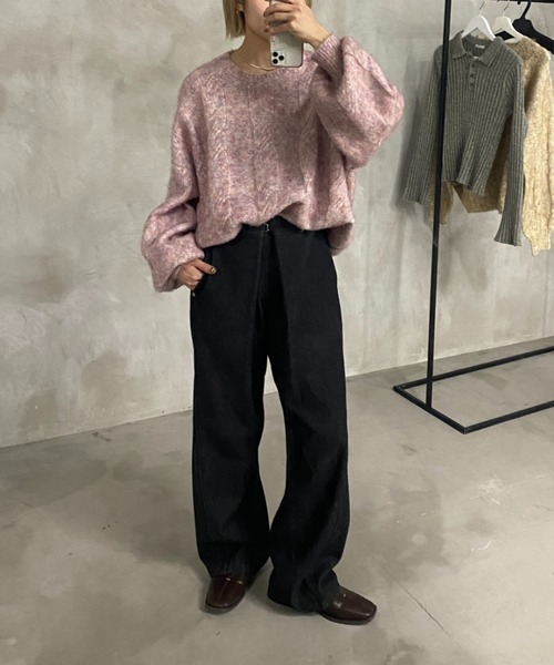 raffime(ラフィミー)の「【Raffime】センターホックカーブデニムパンツ(デニムパンツ・レディース・ブラック/ブラウン系その他・SMALL/MEDIUM)」の5枚目の写真