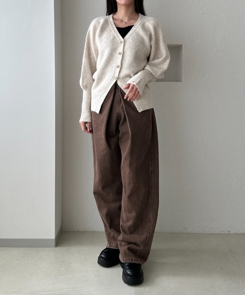 raffime(ラフィミー)の「【Raffime】センターホックカーブデニムパンツ(デニムパンツ・レディース・ブラック/ブラウン系その他・SMALL/MEDIUM)」の11枚目の写真