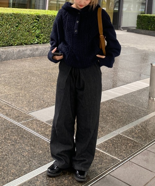 raffime(ラフィミー)の「【Raffime】センターホックカーブデニムパンツ(デニムパンツ・レディース・ブラック/ブラウン系その他・SMALL/MEDIUM)」の13枚目の写真