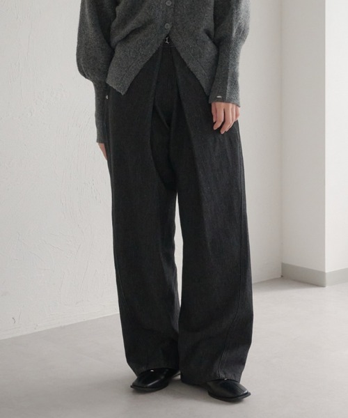 raffime(ラフィミー)の「【Raffime】センターホックカーブデニムパンツ(デニムパンツ・レディース・ブラック/ブラウン系その他・SMALL/MEDIUM)」の16枚目の写真