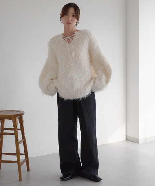 raffime(ラフィミー)の「【Raffime】センターホックカーブデニムパンツ(デニムパンツ・レディース・ブラック/ブラウン系その他・SMALL/MEDIUM)」の17枚目の写真